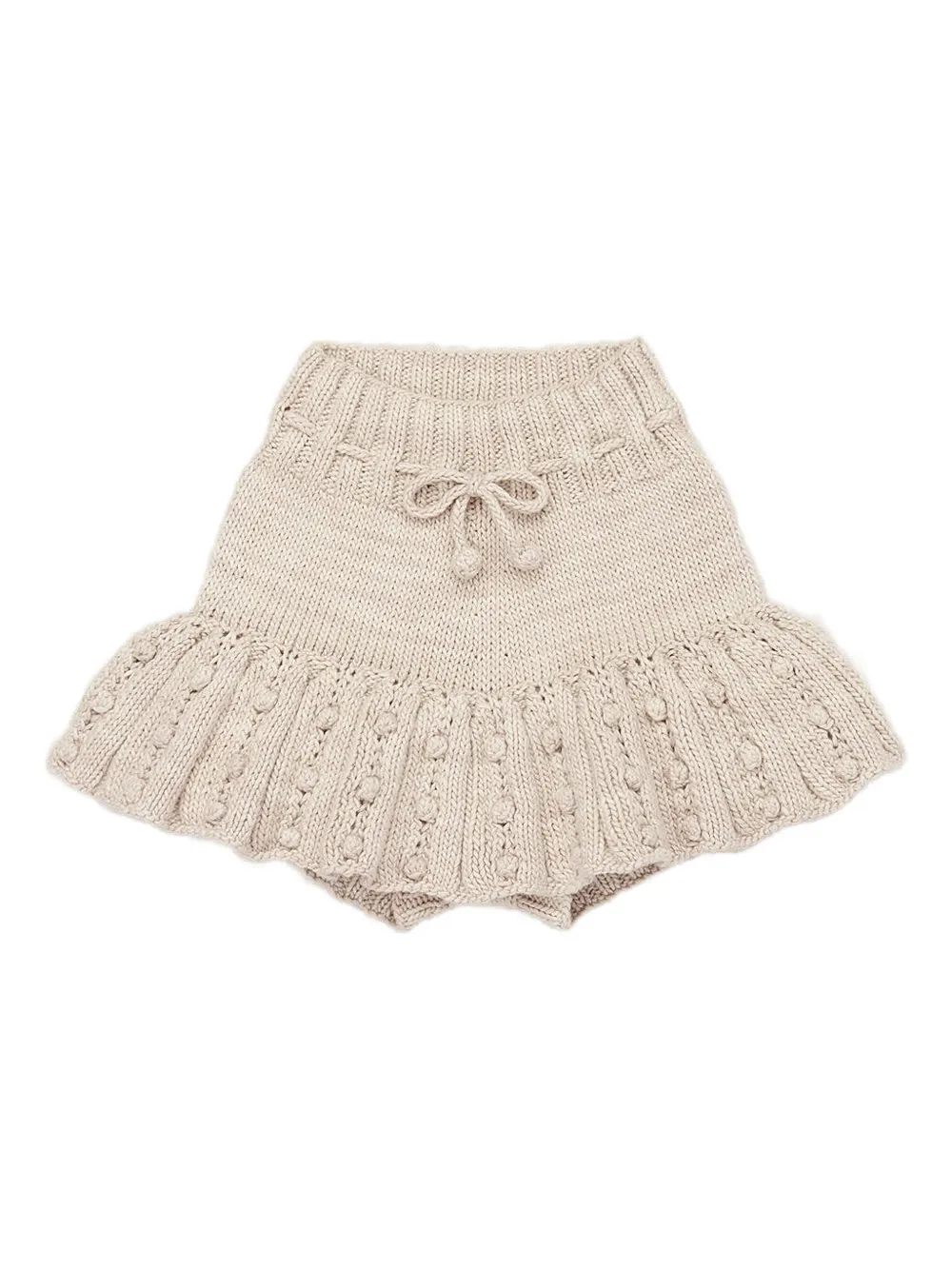 Misha & Puff knitted ruffled skirt | Neutrals | Image 1