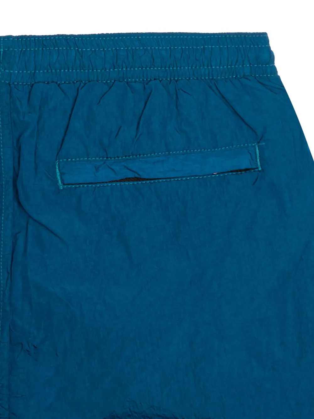C.P. Company Kids Shorts met logoplakkaat Blauw