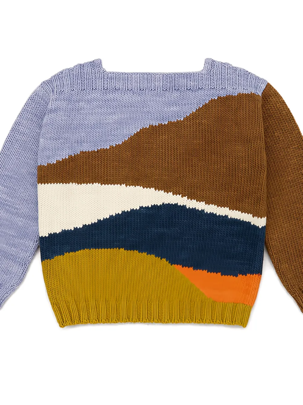 Misha & Puff landscape-pattern cotton sweater | Boys Knitwear | Image 2