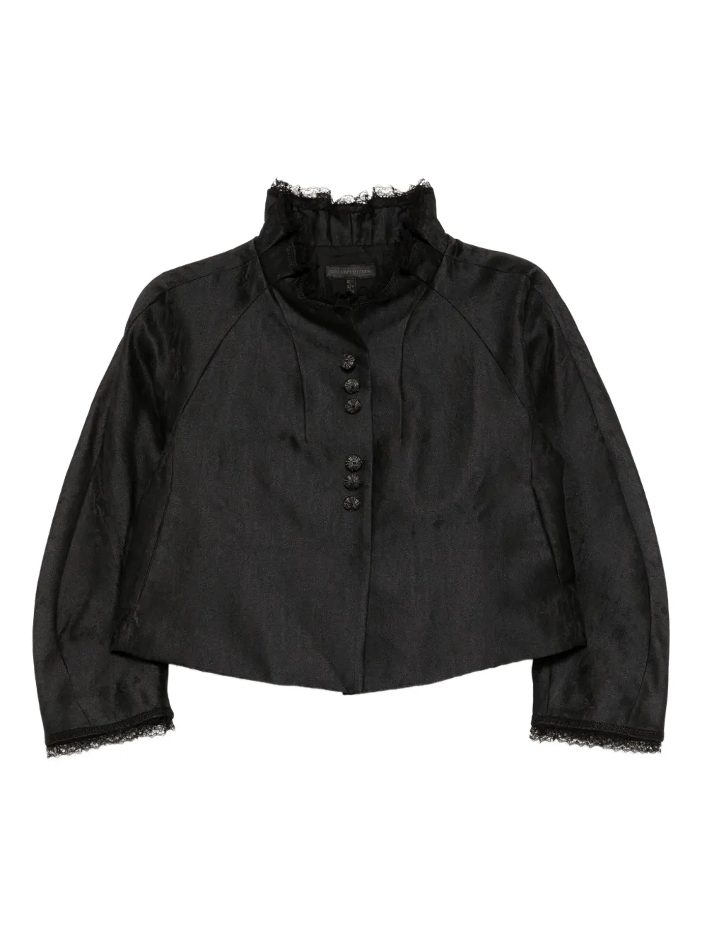 SHIATZY CHEN Scape-of-Curve cropped jacket | Black | Image 1