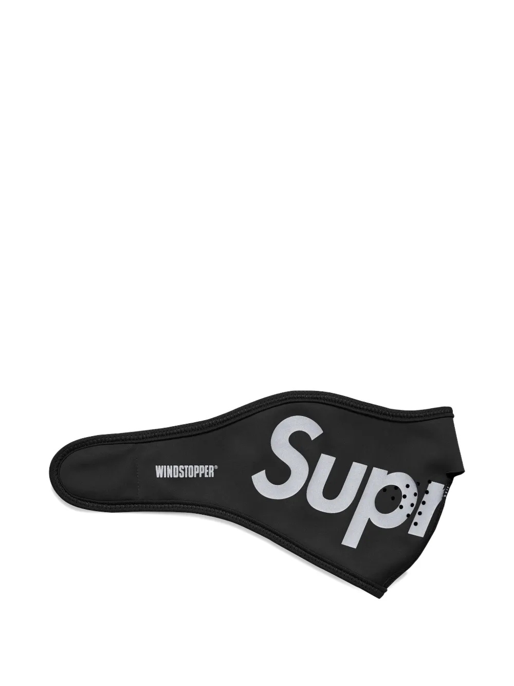 Supreme Logo-print Windstopper Face Mask In Black