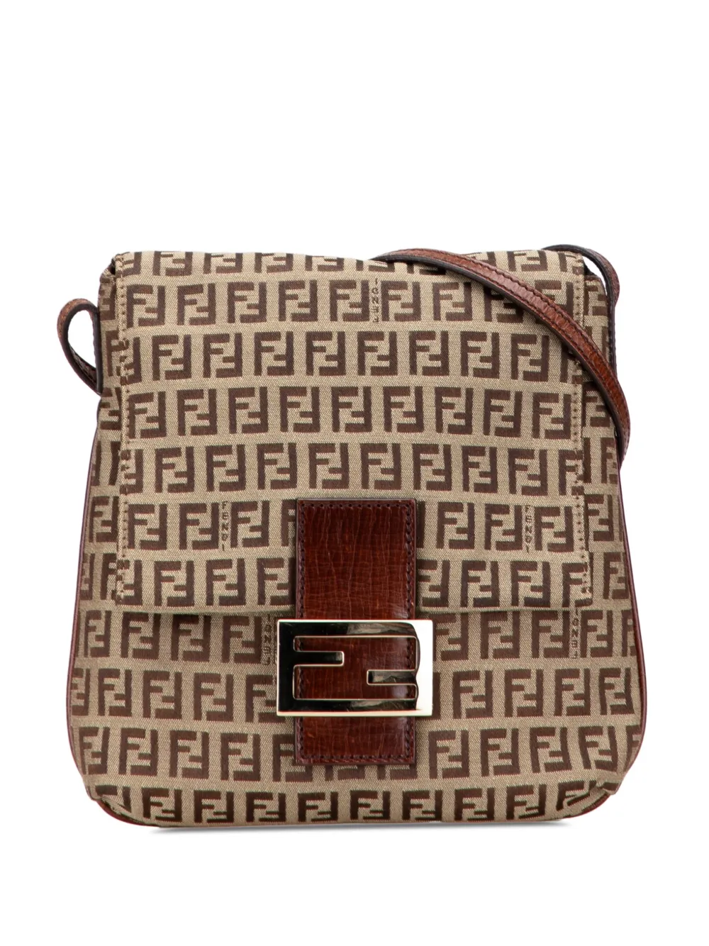 Fendi Pre-Owned 2010-2025 Zucchino Canvas crossbody bag | Brown | Image 1