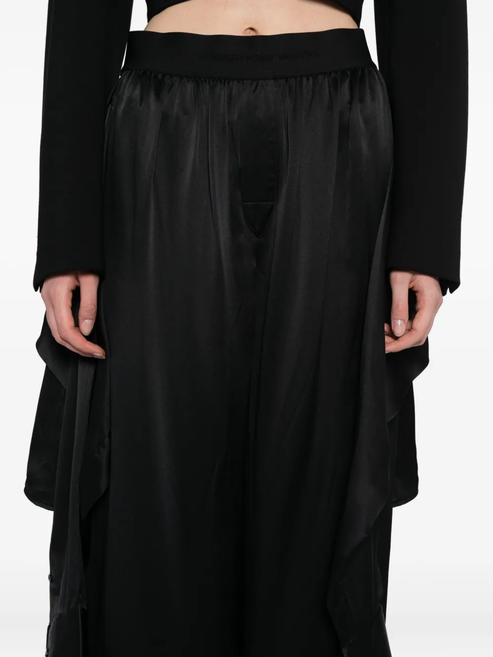 Alexander Wang Zijden broek Zwart