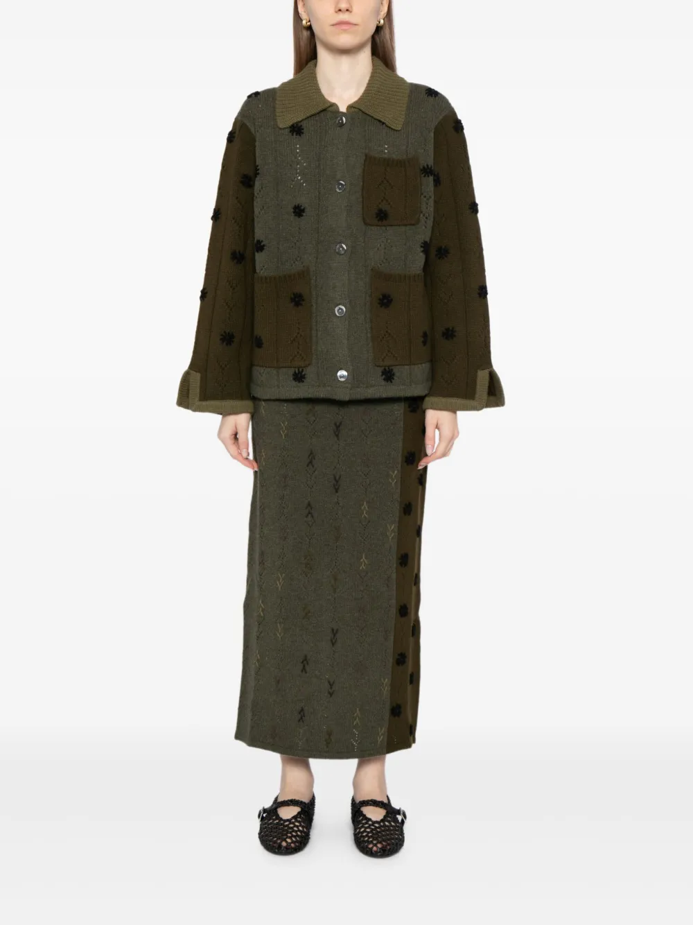 YANYAN KNITS embroidered skirt | Straight Skirts | Image 2