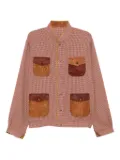 COMMUNS checked jacket - Red
