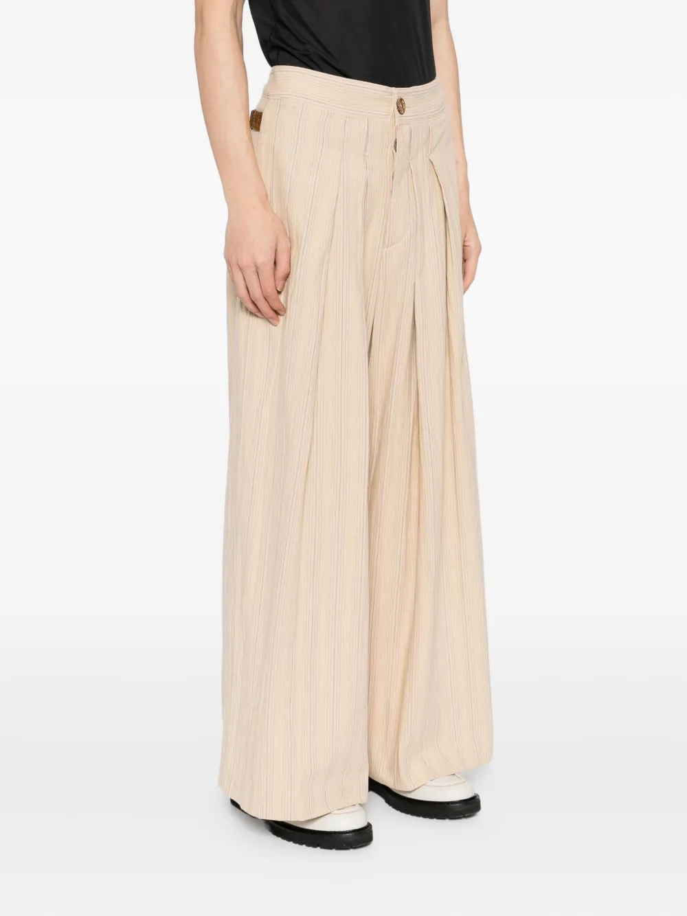  Communs Striped Trousers - Neutrals 