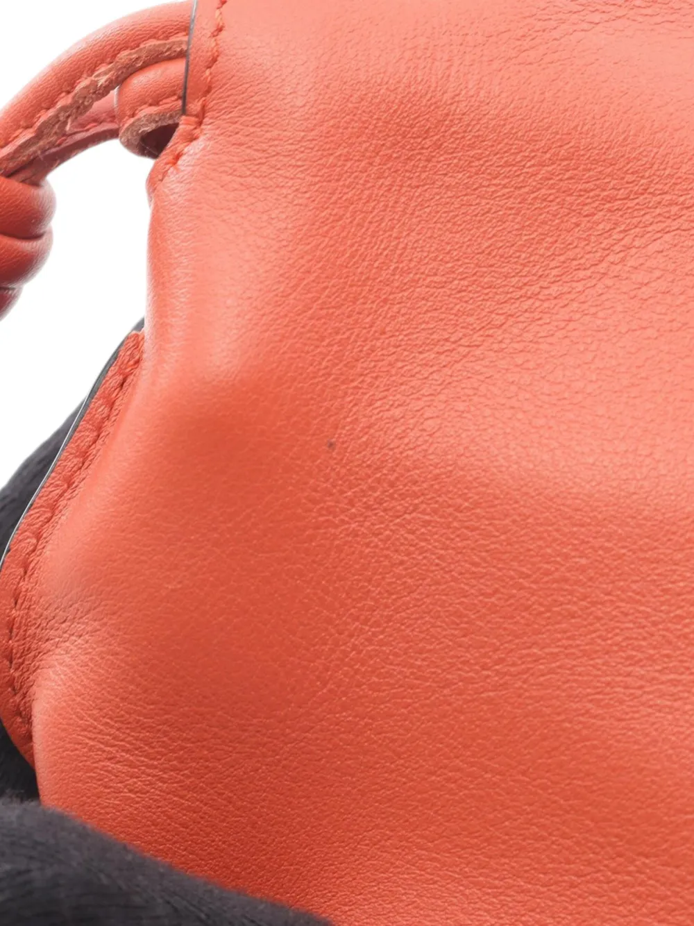 す*い様 LOEWE ロエベ フラメンコ ナノ 赤 Loewe Pre-Owned 2010-2025 ナノ レザー フラメンコ ノット