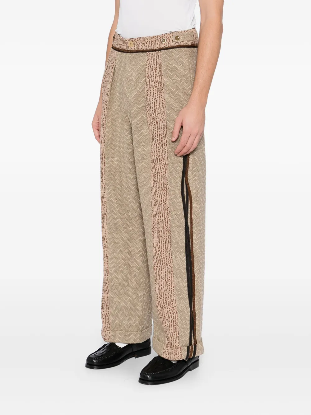  Communs Turn-up Hemed Pants - Neutrals 