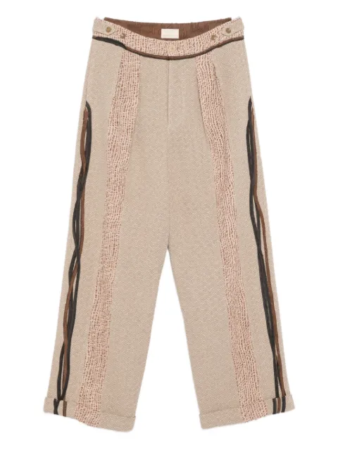 COMMUNS turn-up hemed pants