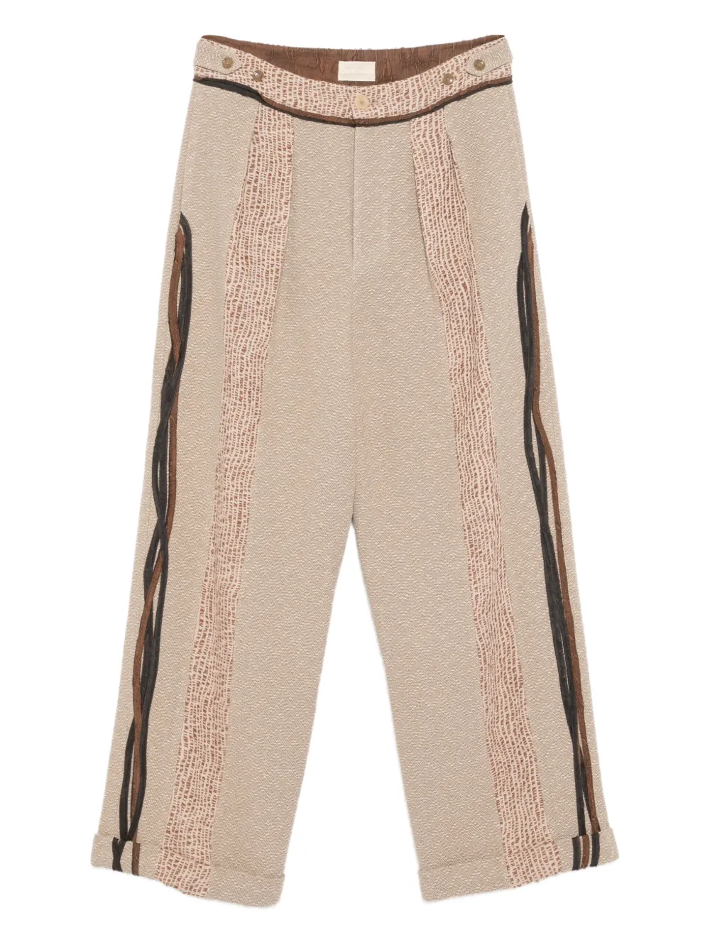 COMMUNS turn-up hemed pants | Neutrals | Image 1