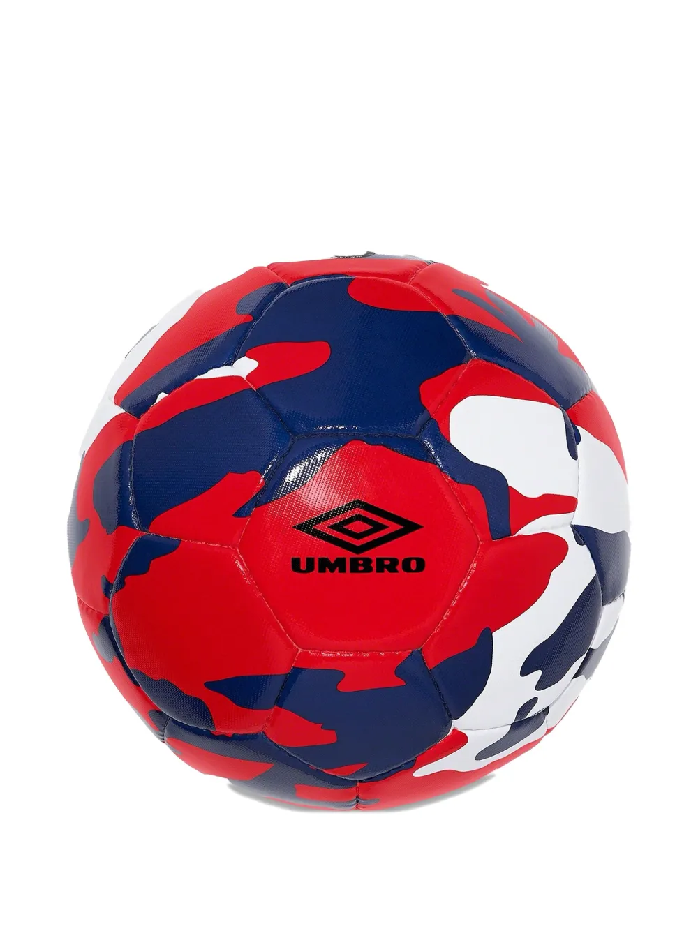 Supreme Umbro Camouflage-print Soccer Ball In Red