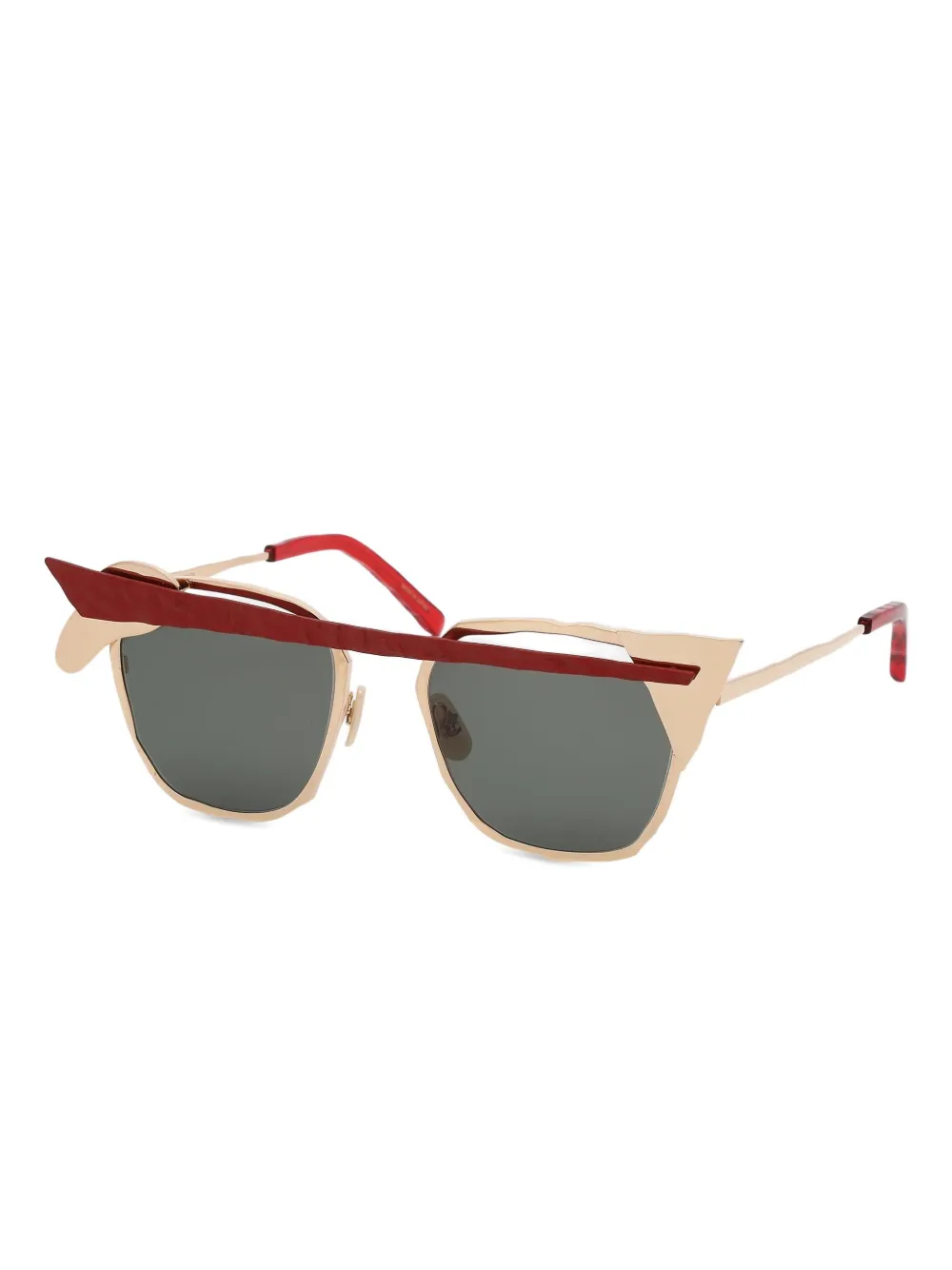 Masahiro Maruyama MM-0093 round-frame sunglasses - Goud