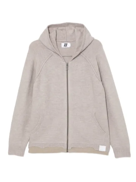 izzue logo-patch cardigan