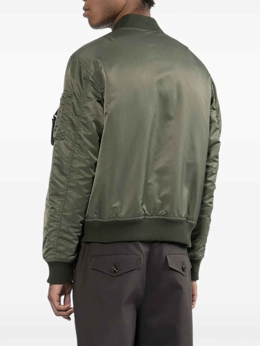Izzue Bomberjacke Mit Logo-patch In Green
