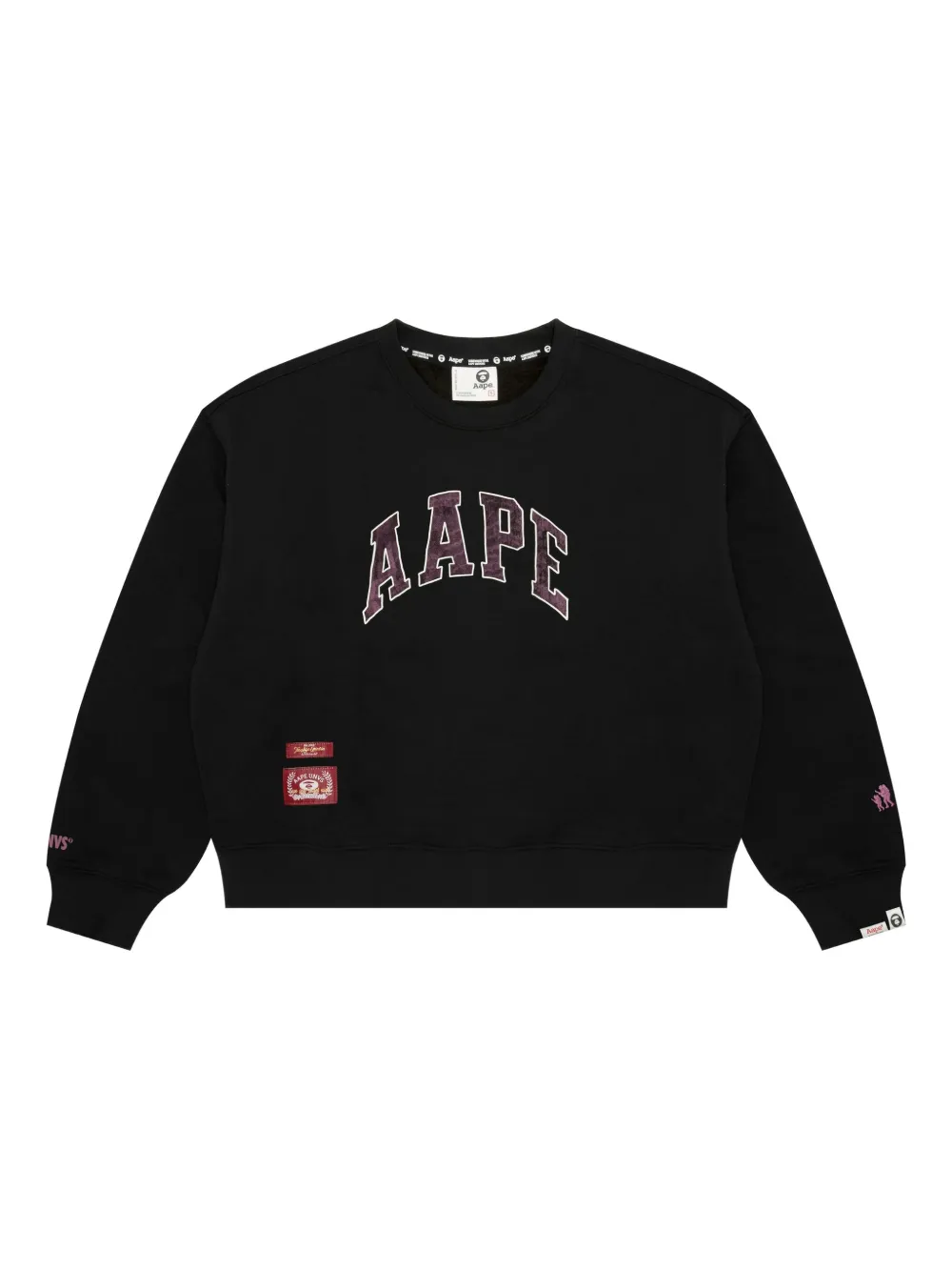 AAPE BY *A BATHING APE® Universe sweatshirt | Black | Image 1