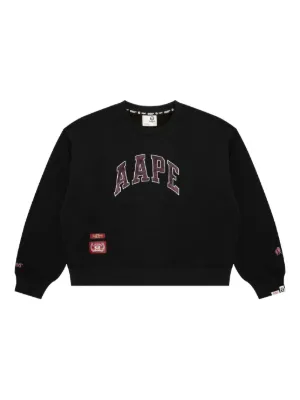 A BATHING APE® グラフィック スウェットシャツ | ブラック | FARFETCH JP