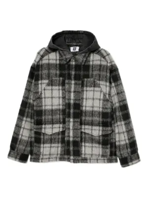 Sacai チェック ジャケット | ブラック | FARFETCH JP