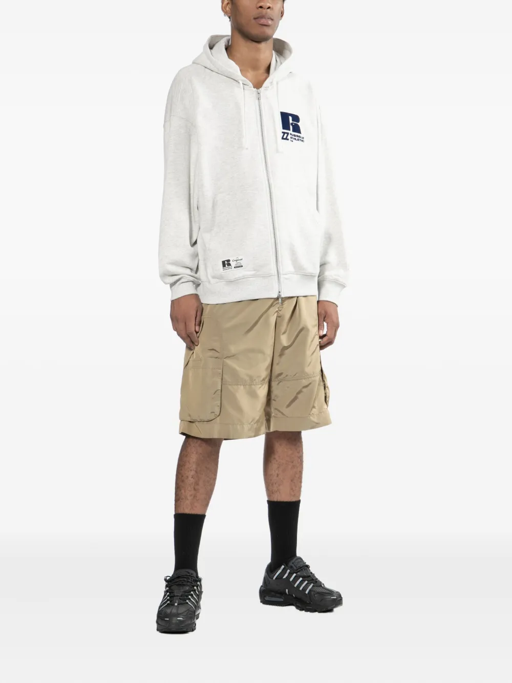 izzue x Russell Athletic logo-embroidered hoodie | Hoodies | Image 2