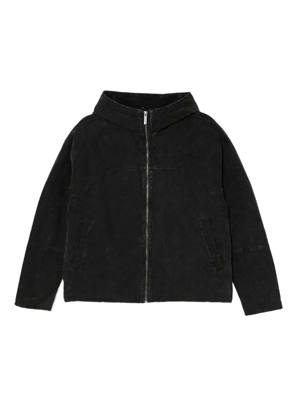 izzue logo-embroidered jacket | Black | Image 1