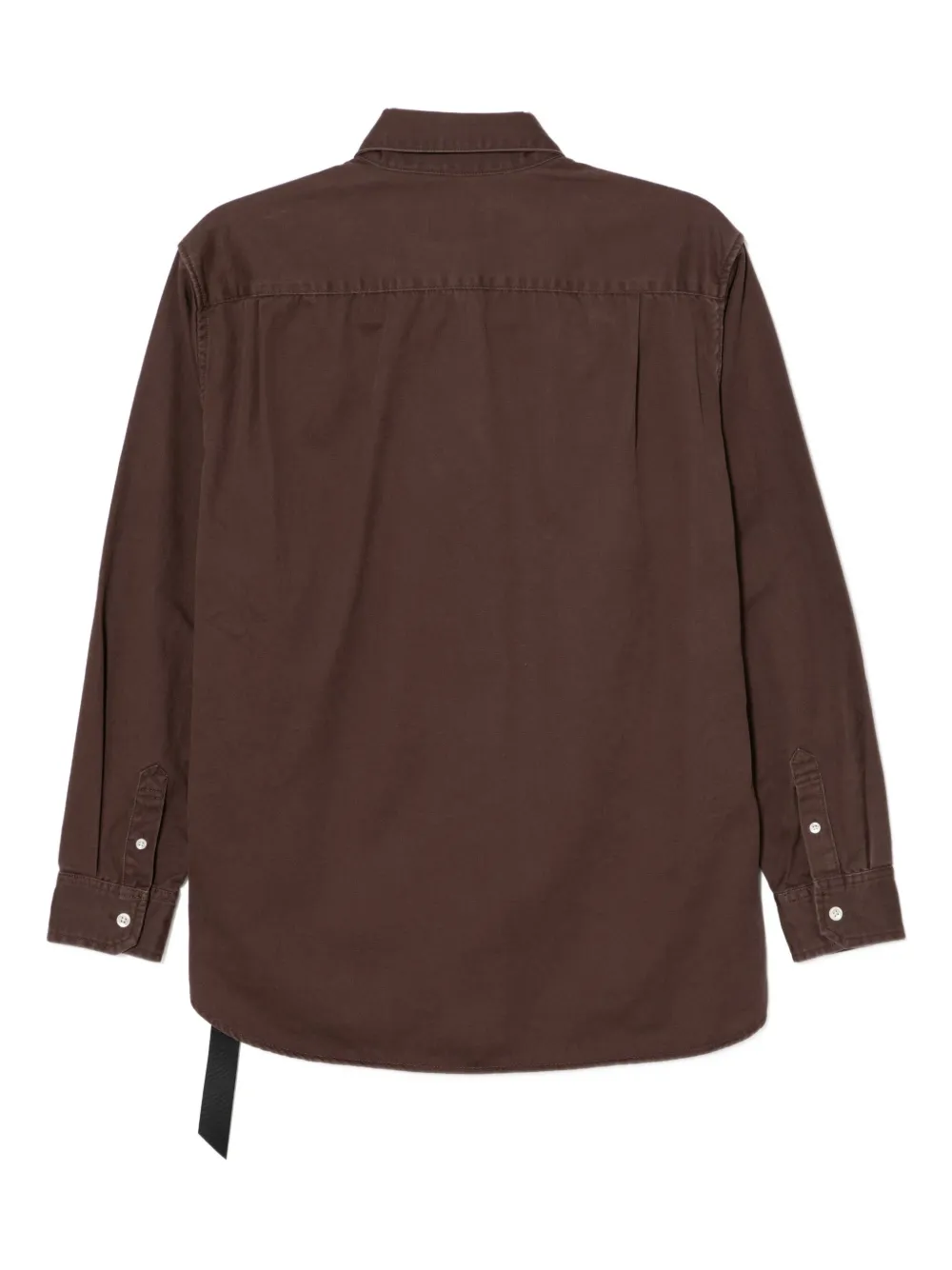 Izzue Overhemd met logopatch - Bruin
