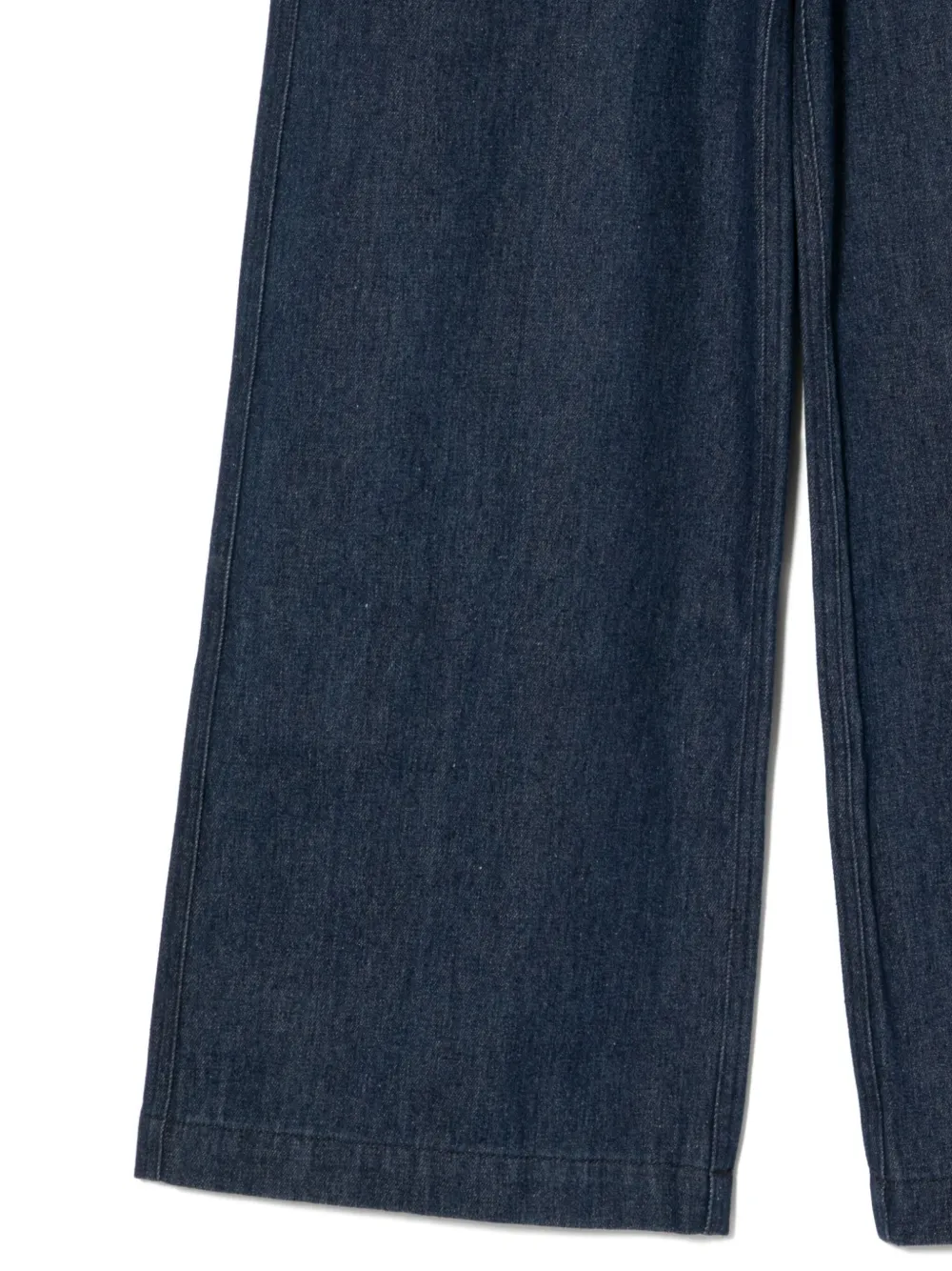 Chocoolate Logo-patch Wide-leg Jeans In Blue