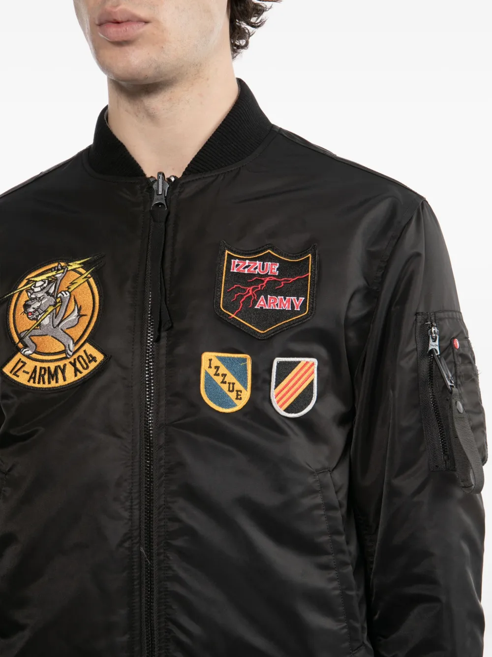 izzue Jack met logopatch Zwart