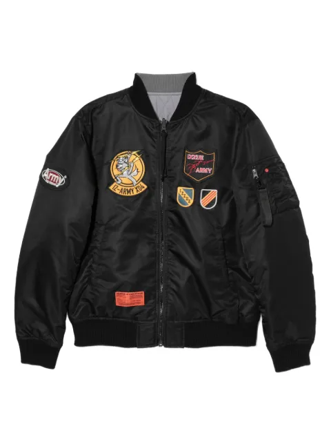 izzue logo-patch jacket
