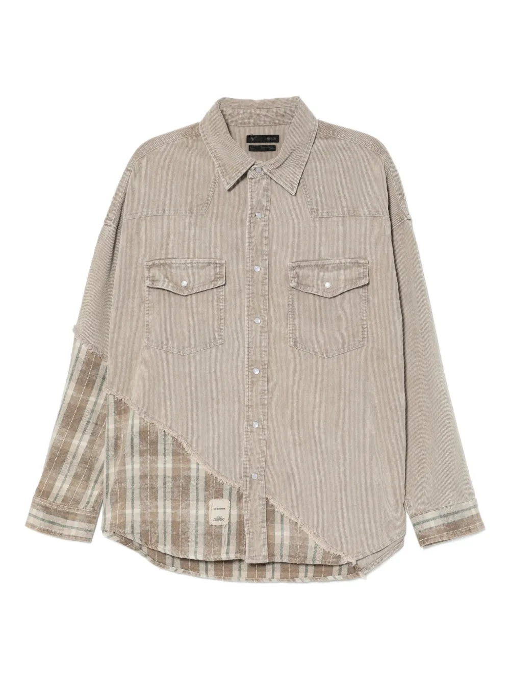 FIVE CM plaid shirt jacket | Grey | Image 1