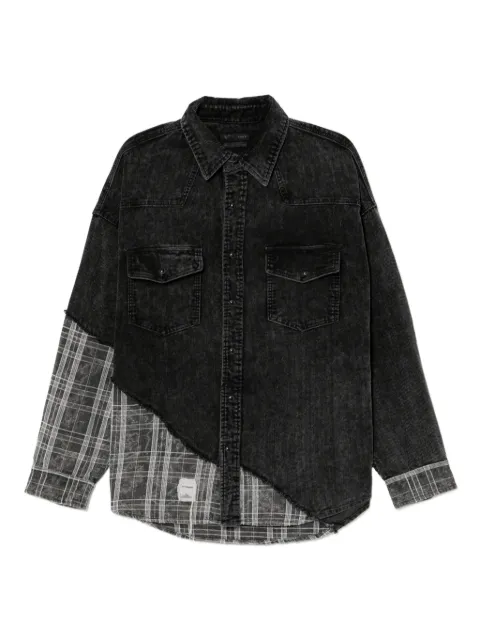 FIVE CM plaid shirt jacket