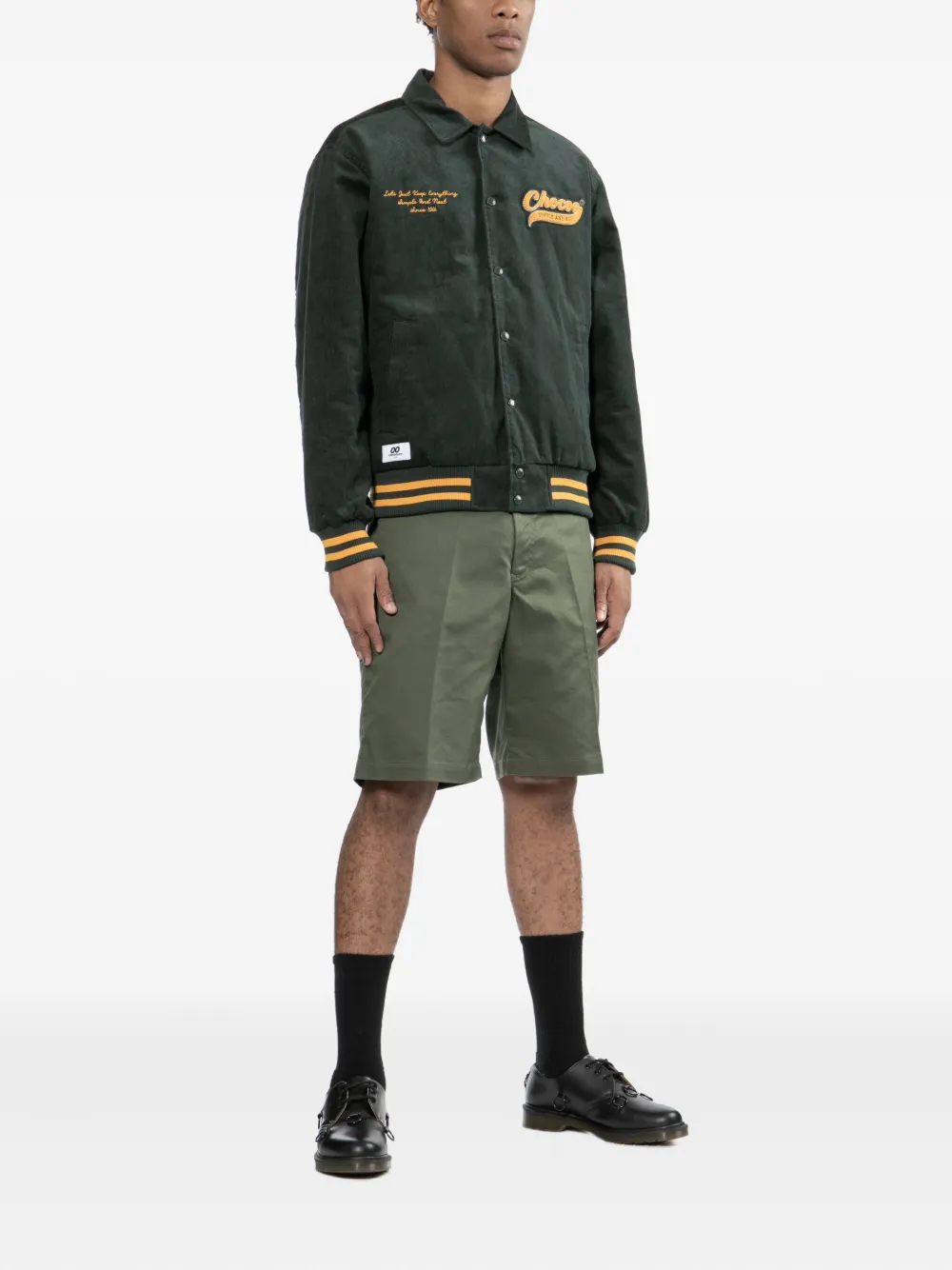 Chocoolate Logo-embroidered Jacket In Green