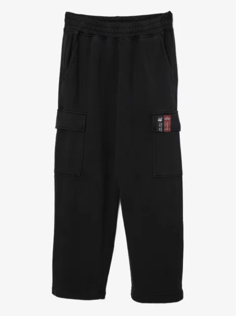izzue Hose mit Logo-Patch