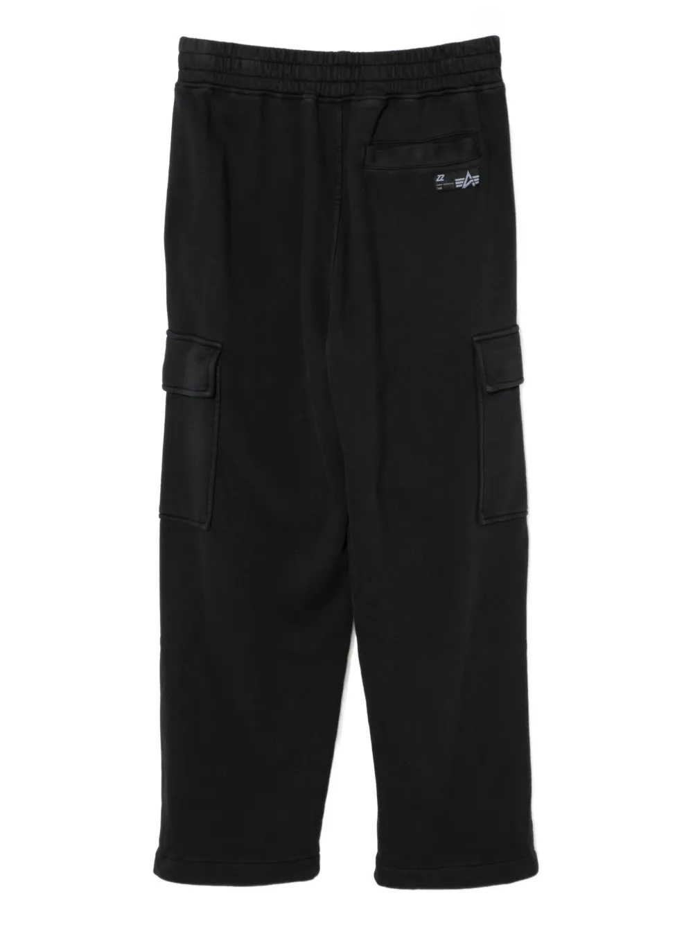 izzue logo-patch trousers | Wide Leg Pants | Image 2