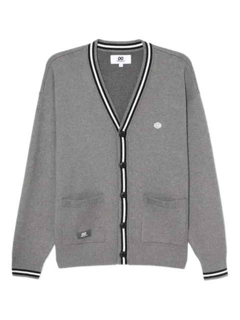 CHOCOOLATE logo-embroidered cardigan