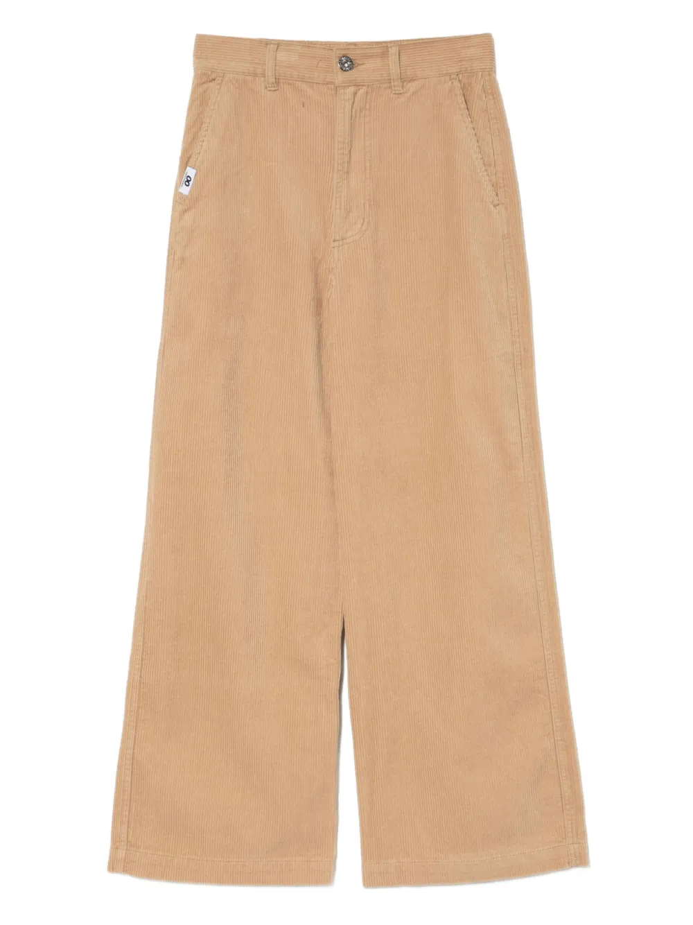 CHOCOOLATE logo-patch trousers | Neutrals | Image 1
