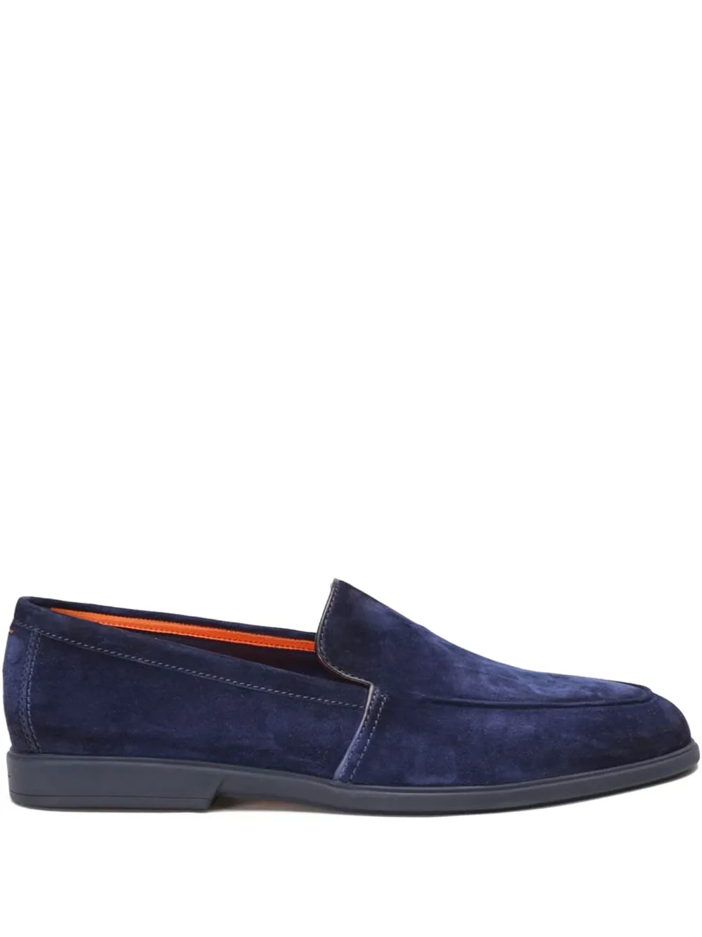 Santoni leather loafers | Blue | Image 1
