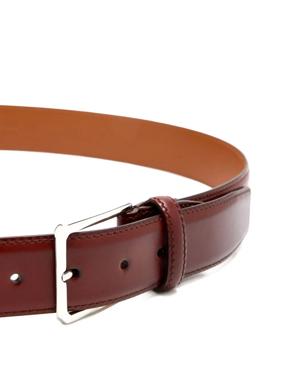 Santoni Leren gespriem - Bruin
