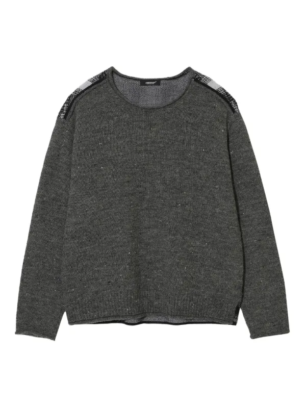 Undercover チェックパネル セーター | グレー | FARFETCH JP
