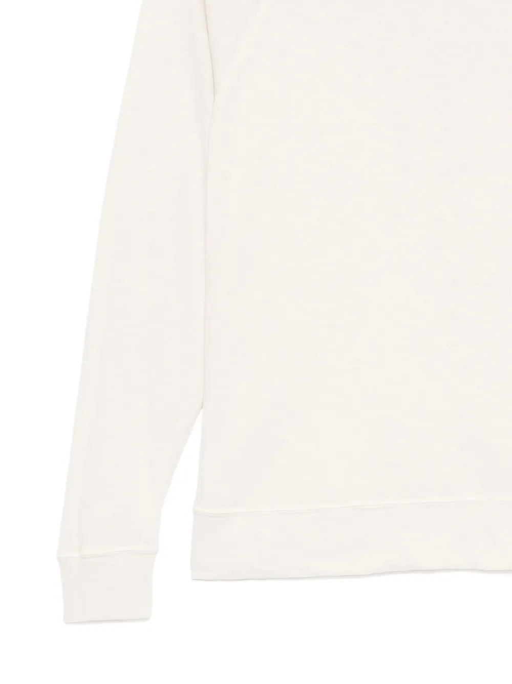 James Perse Round Neck Long-sleeved Sweatshirt In Neutral