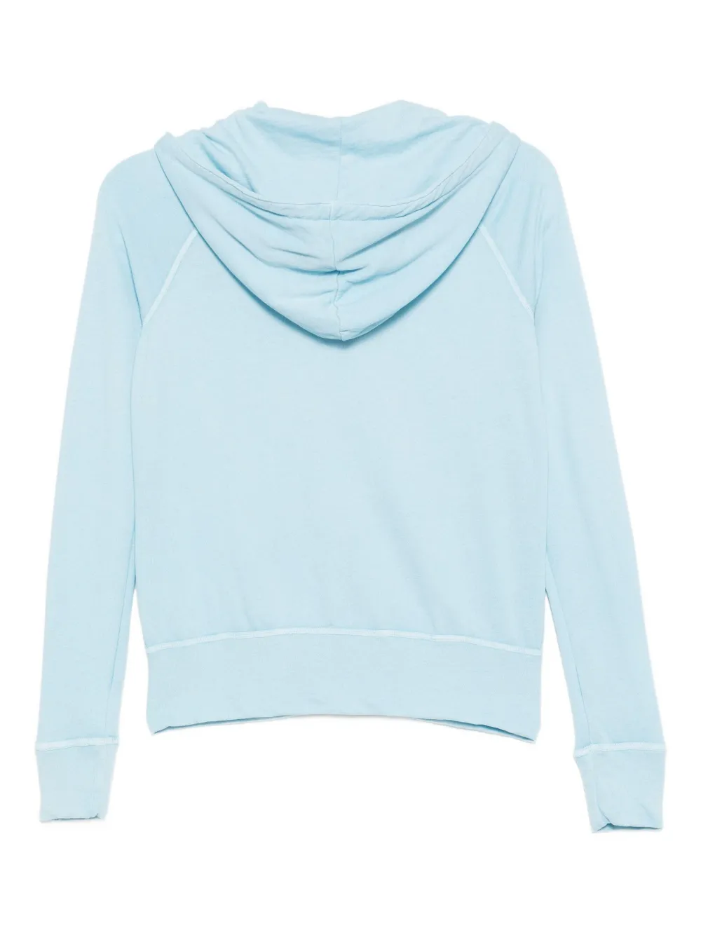 James Perse Badstof hoodie met rits - Zwart