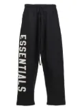 FEAR OF GOD ESSENTIALS essentials logo sweatpants - Black