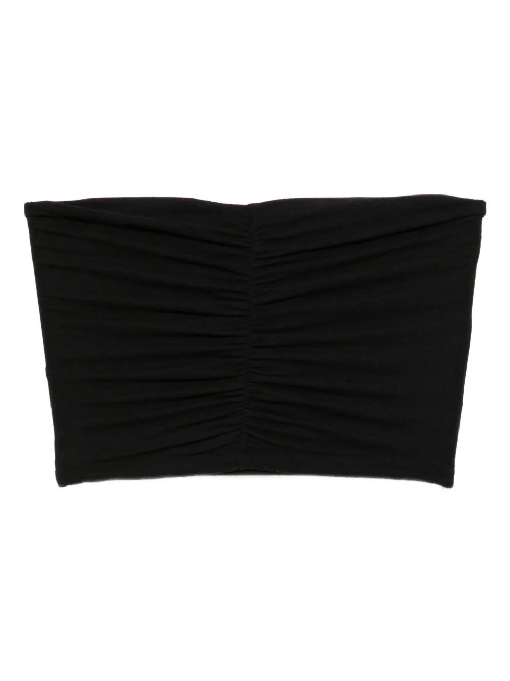 James Perse Ruched Top In Black