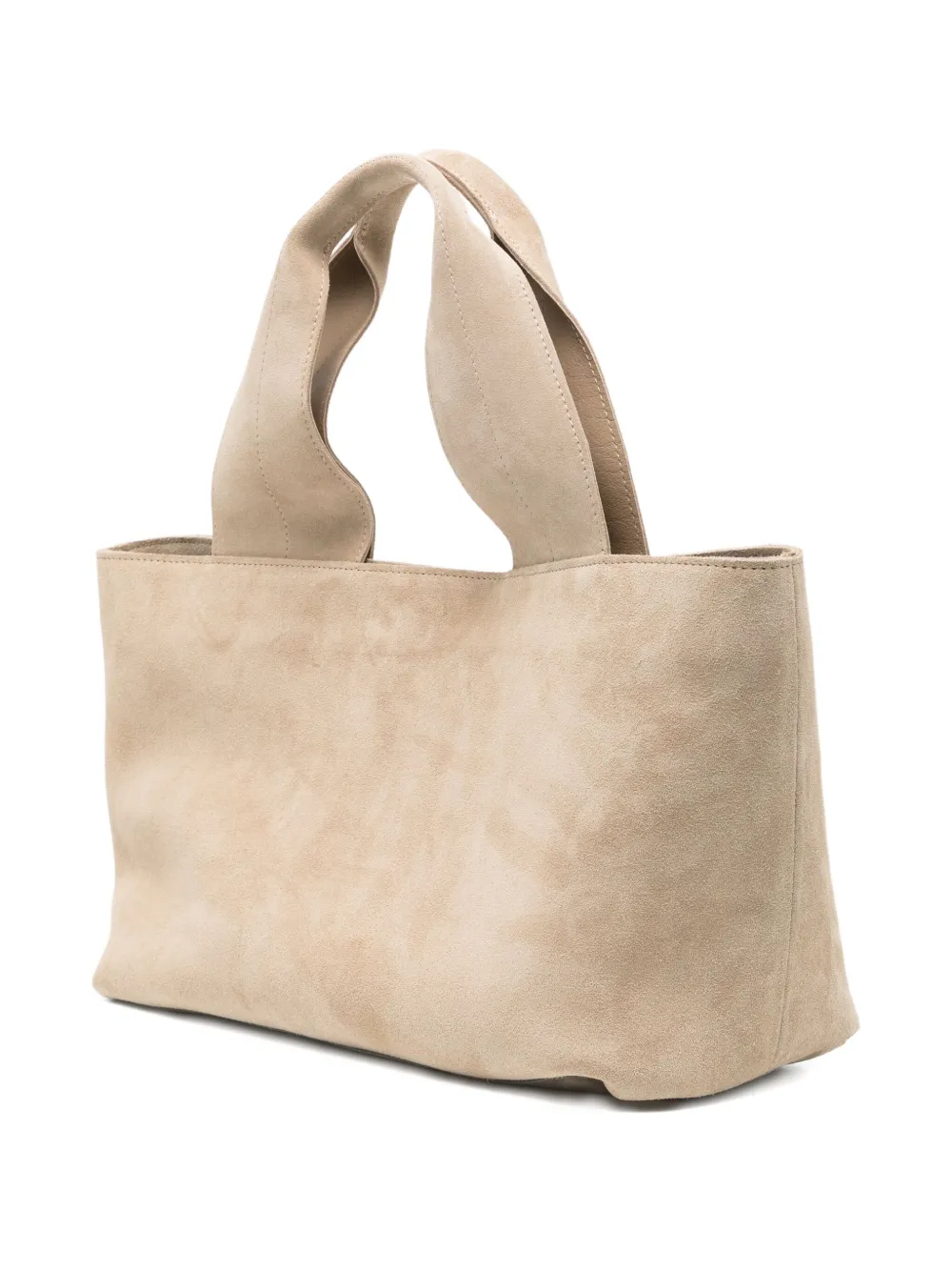 James Perse Suede Tote Bag In Neutral
