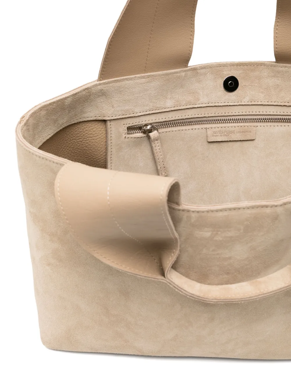 James Perse Suede Tote Bag In Neutral