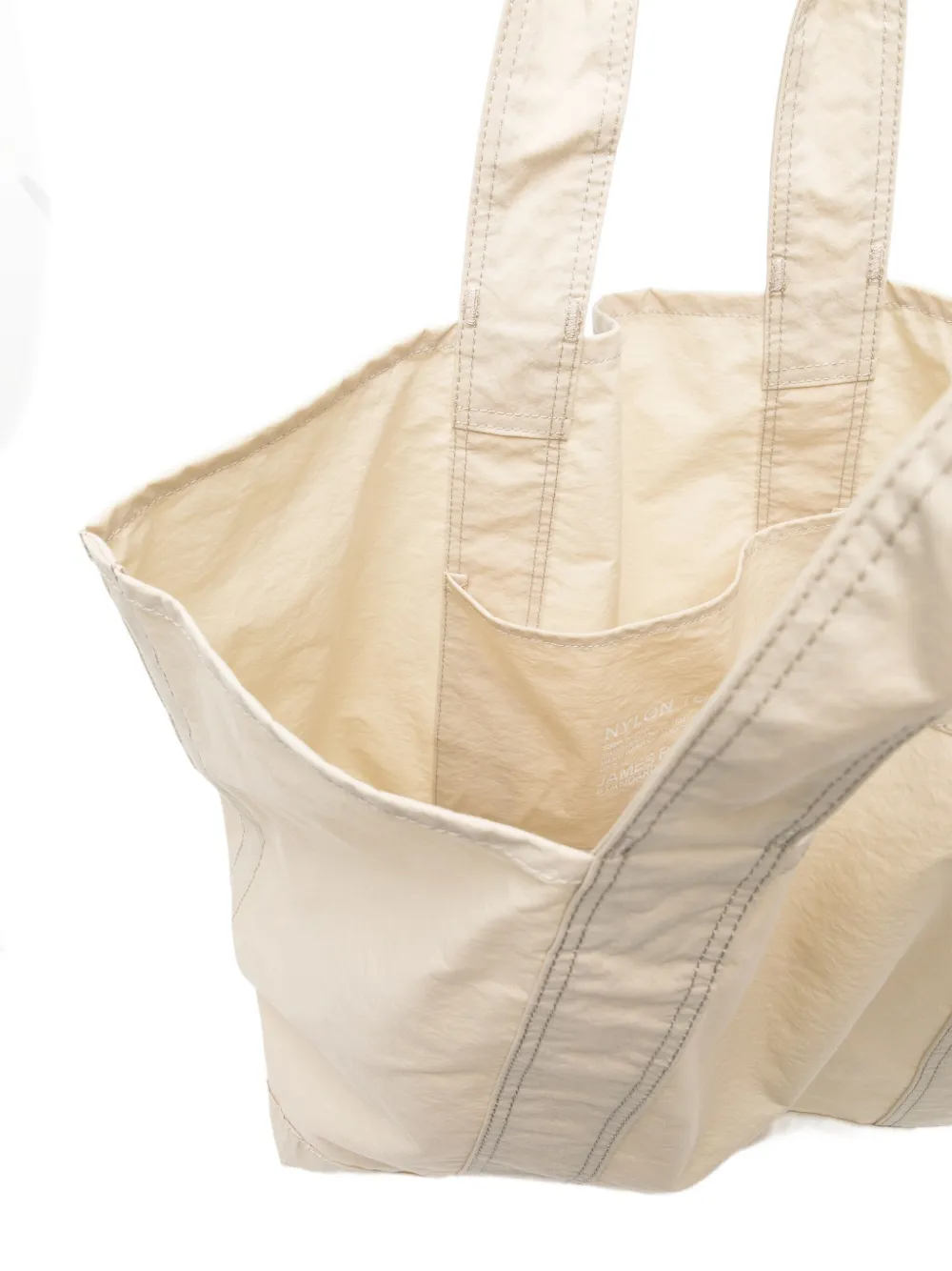 James Perse Matte Nylon Tote Bag In Neutral