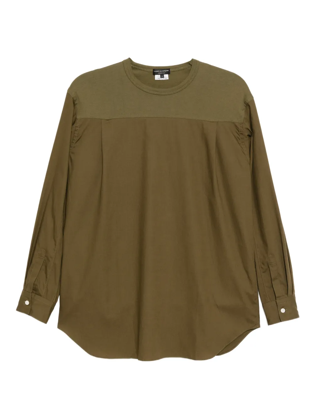 Comme Des Garçons camisa con cuello redondo | verde | Image 1
