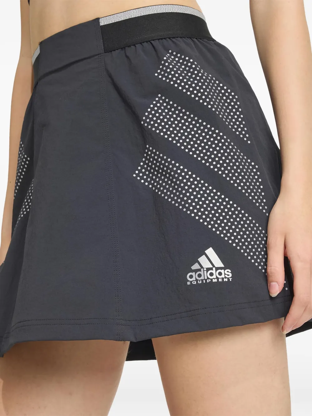 adidas Mini-rok met logoprint Zwart