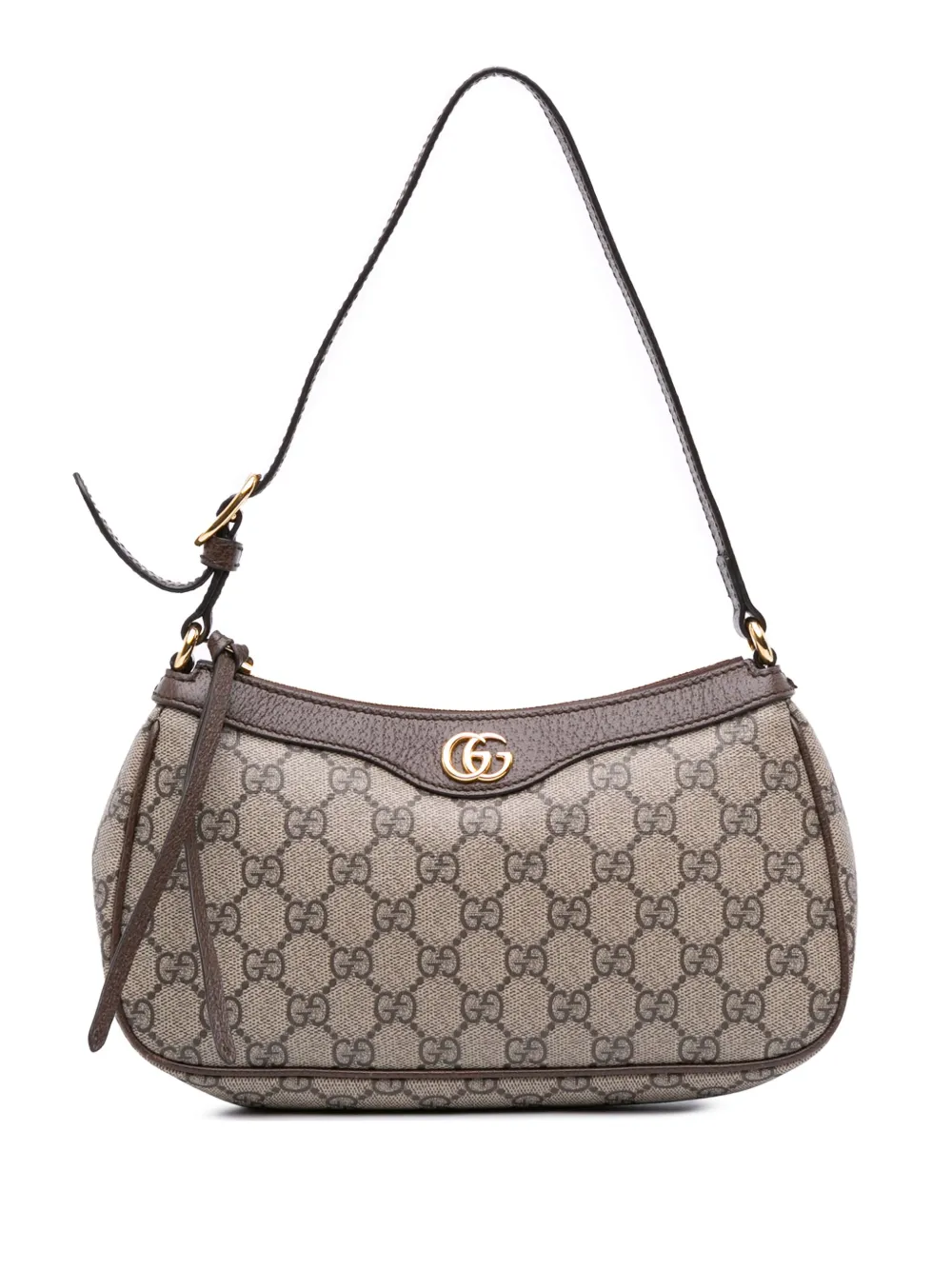 Gucci Pre-Owned 2016-2025 Small GG Supreme Ophidia shoulder bag - ブラウン Gucci Pre-Owned 2016-2025 Small GG Supreme Ophidia shoulder bag - ブラウン