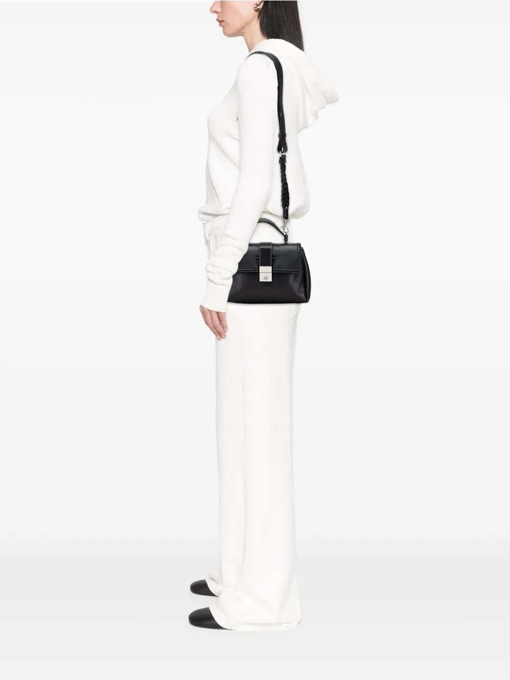 Bottega Veneta Pre-Owned 2012-2025 Small Nappa Piazza Top Handle Bag satchel | Pre-Owned | Image 2