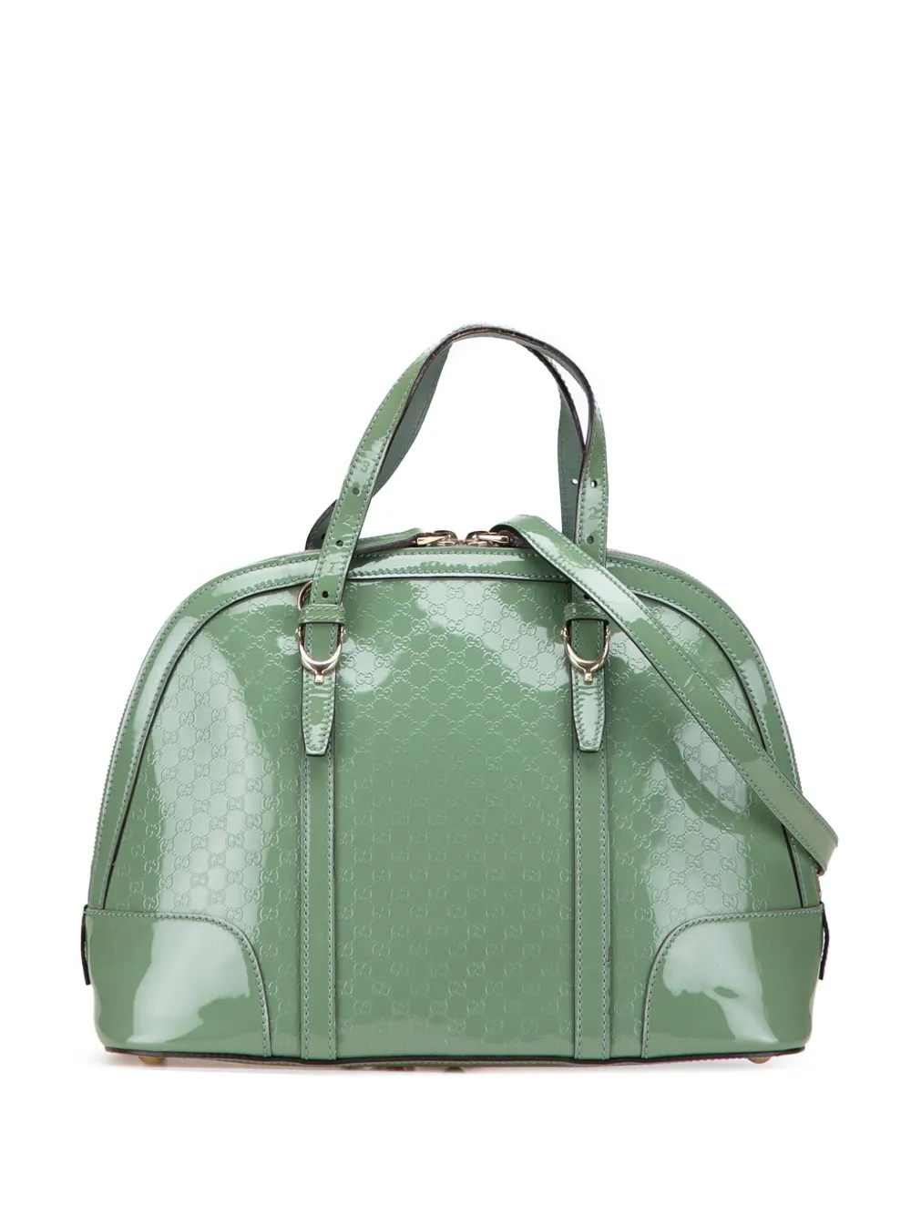 Gucci Pre-Owned 2000-2015 Small Microguccissima Patent Nice satchel - Gucci Pre-Owned 2000-2015 Small Microguccissima Patent Nice satchel -