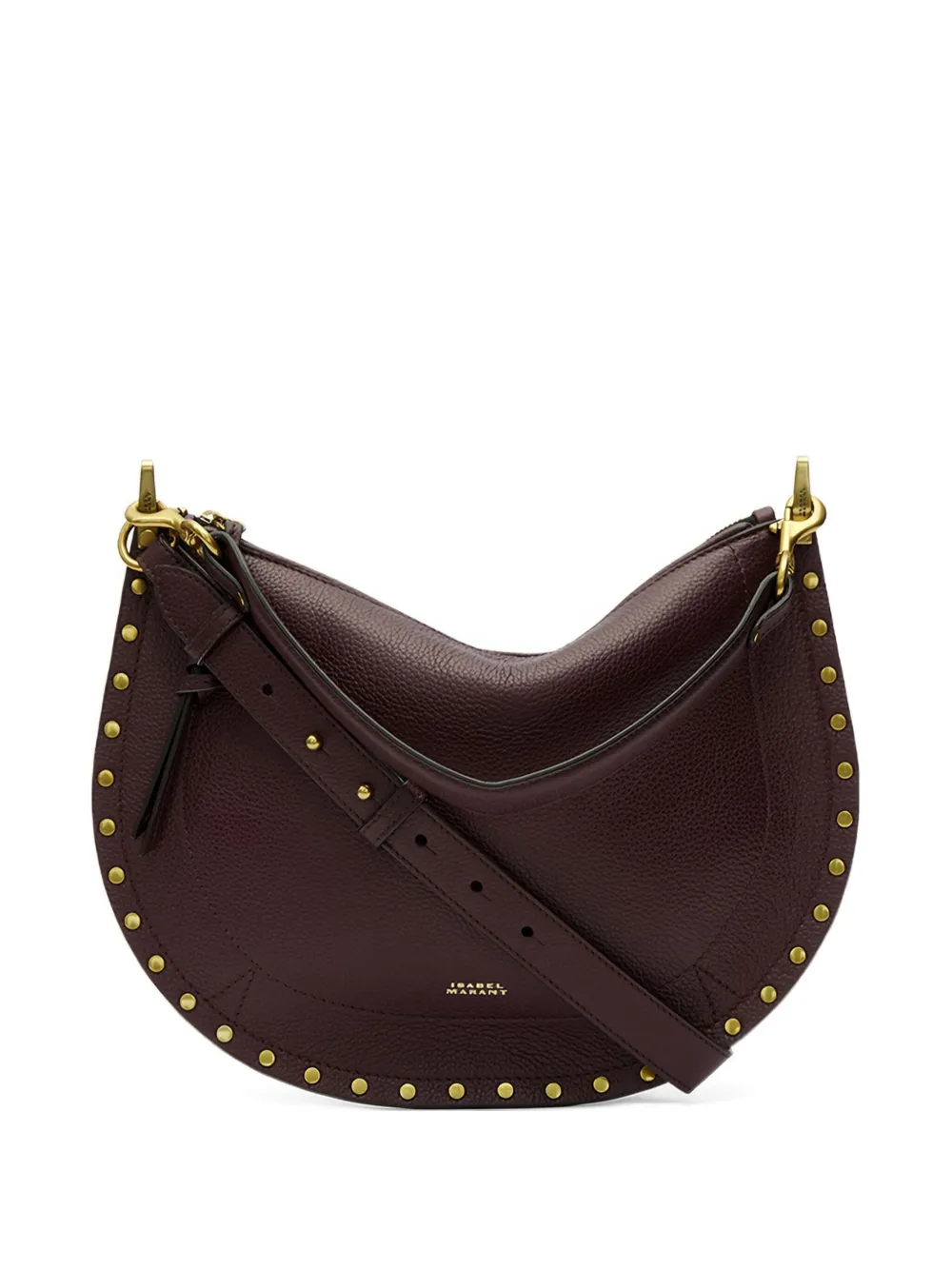 ISABEL MARANT Oskan studded shoulder bag | Red | Image 1